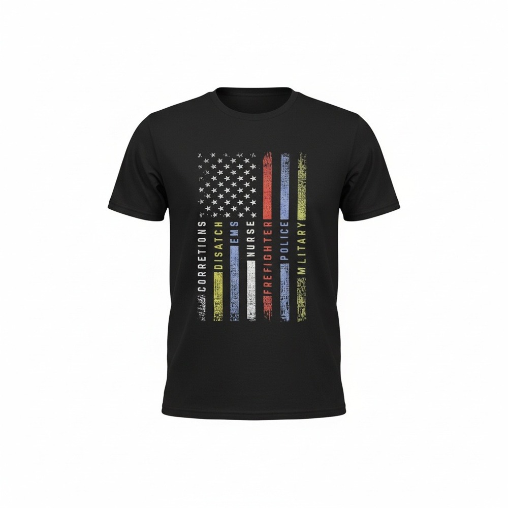 American Bad Ass Apparel Mens Graphic T Shirt Black Patriotic To The Core Size M